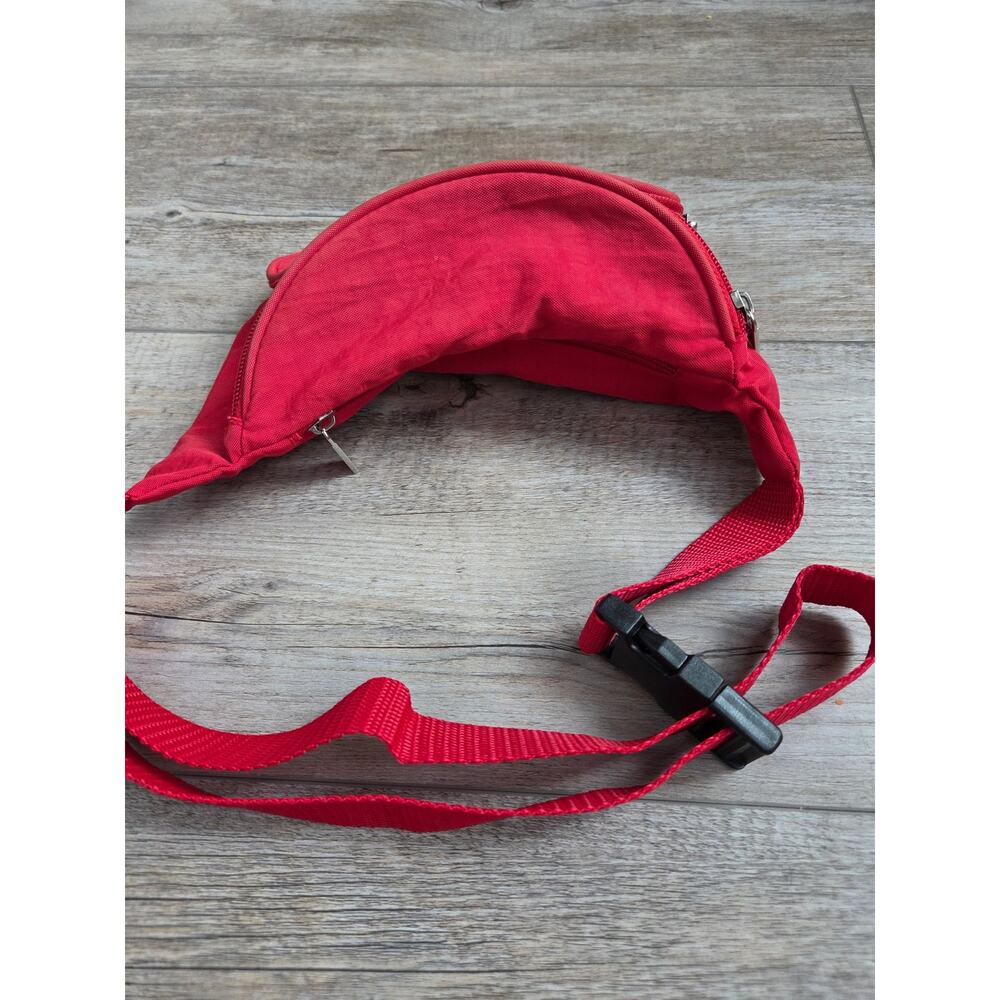 Carnival Cruise Line Red Fanny Pack Waist Bag Travel Gear Adjustable Strap - Picture 3 of 3